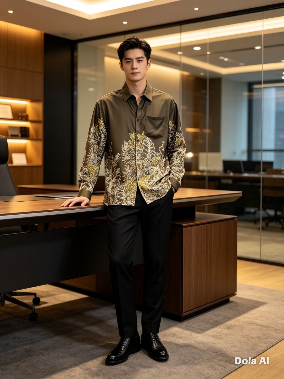 Maharaja Luxe Embroidered Shirt