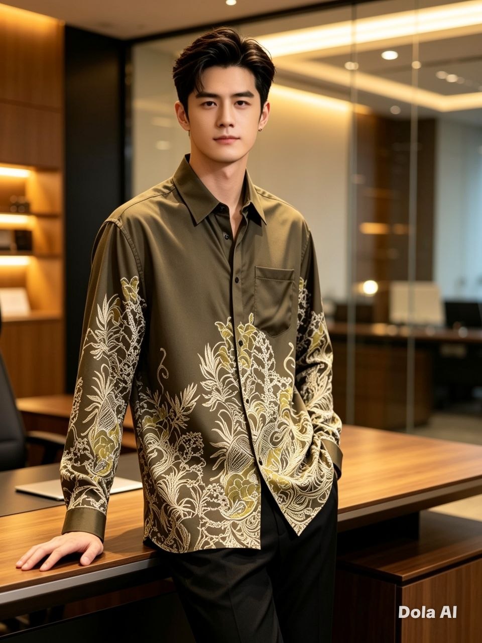 Maharaja Luxe Embroidered Shirt