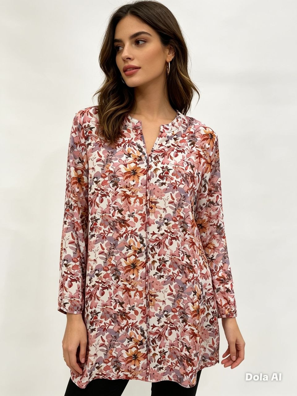 Blossom Meadow V-Neck Blouse