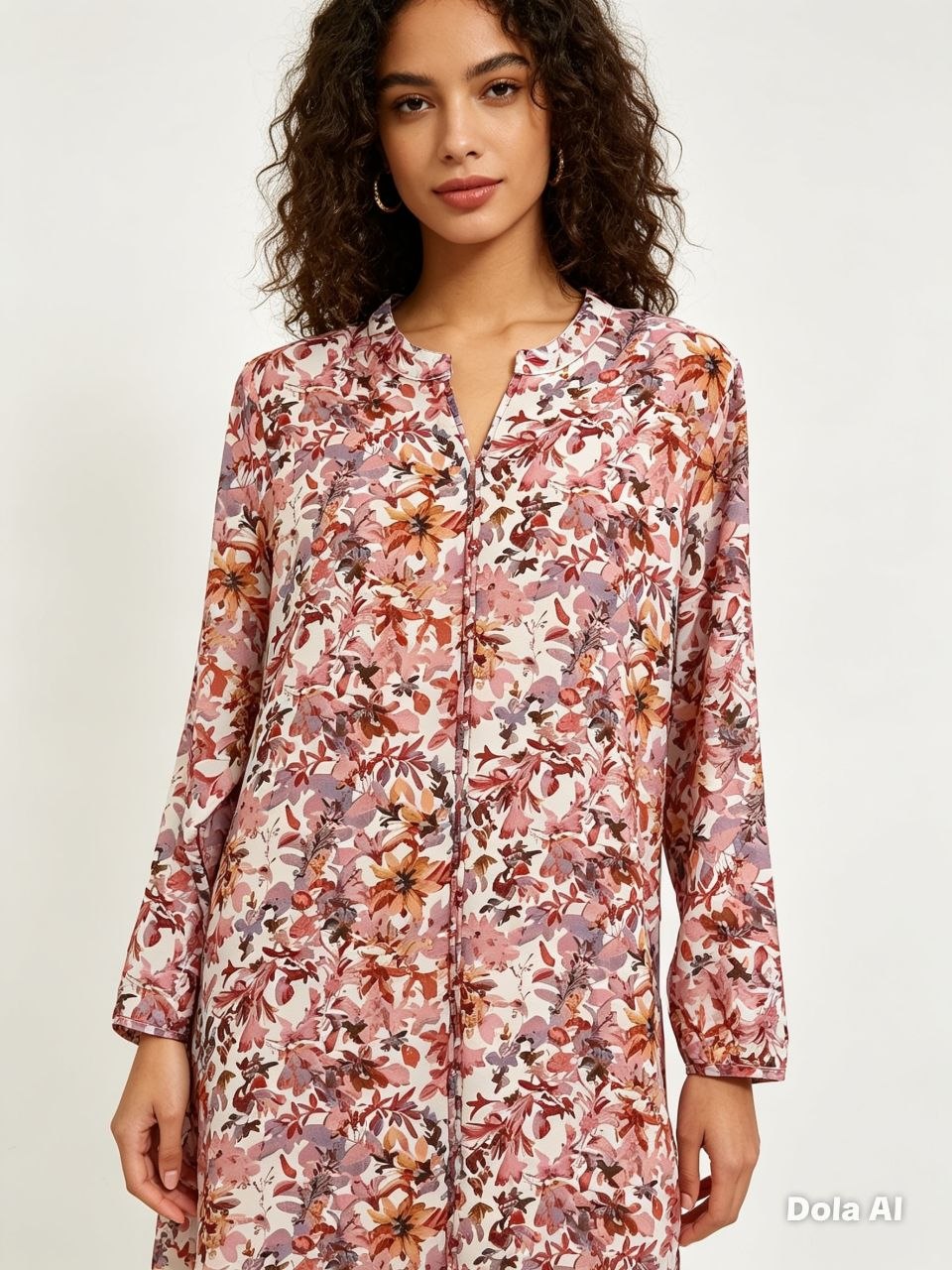 Blossom Meadow V-Neck Blouse