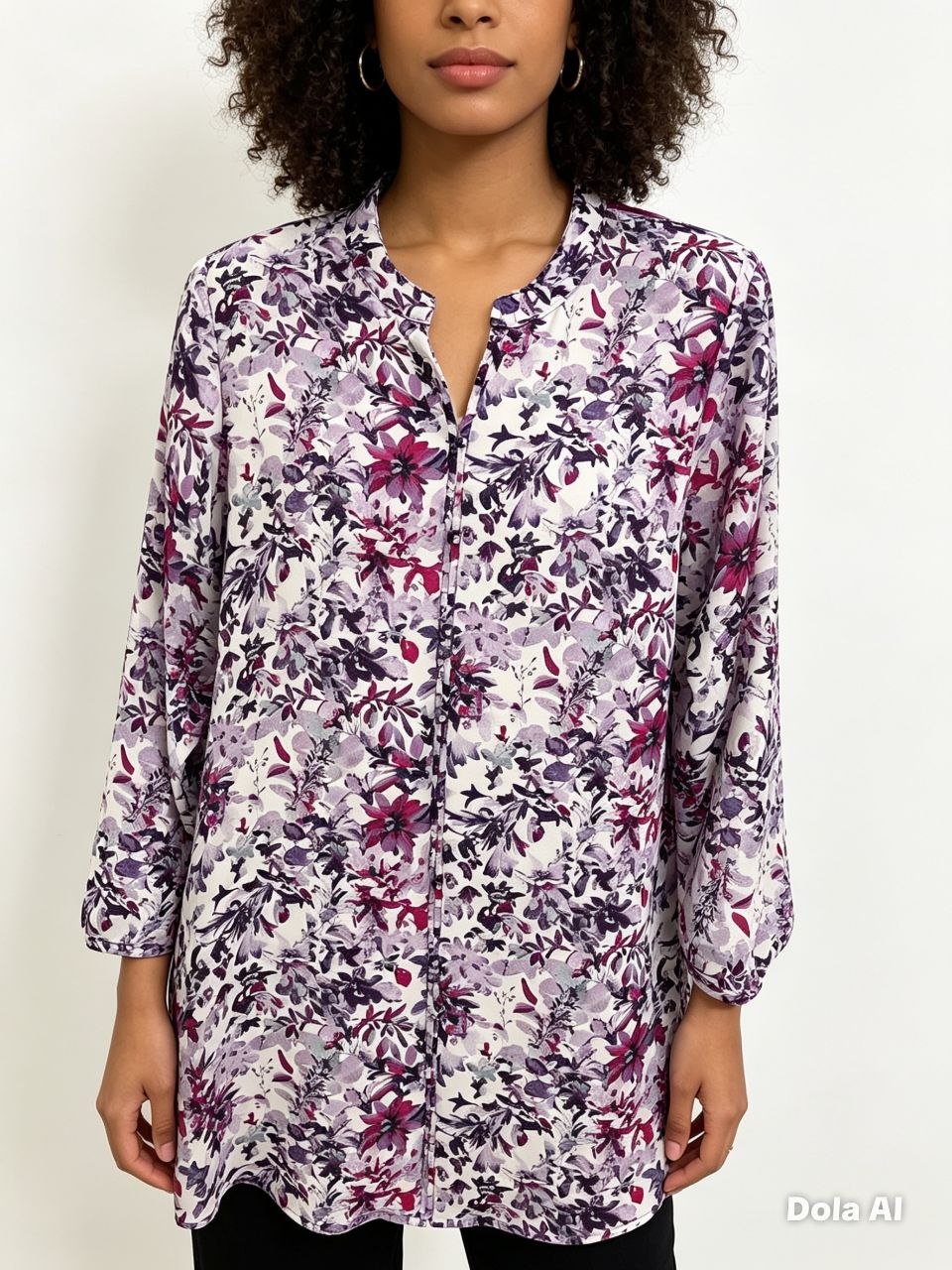 Blossom Meadow V-Neck Blouse