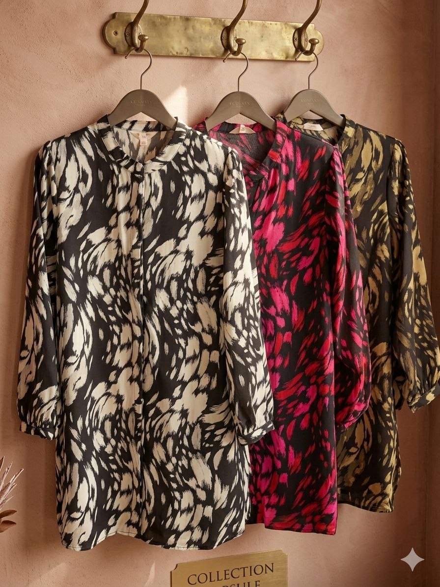 Artisanal Splash Modest Tunic