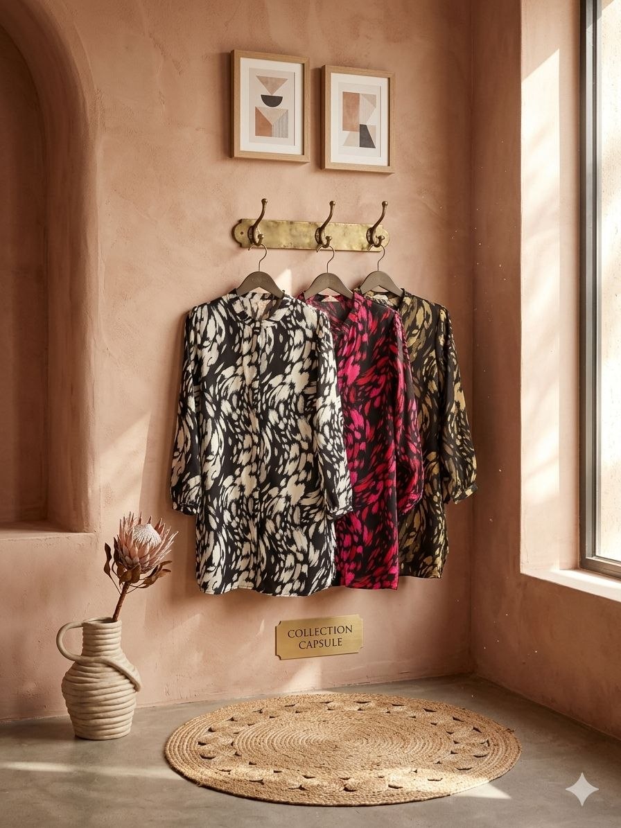 Artisanal Splash Modest Tunic