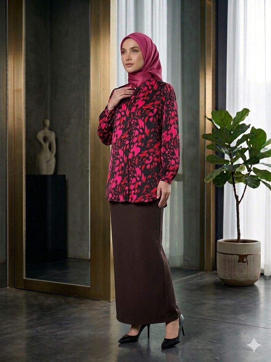 Artisanal Splash Modest Tunic