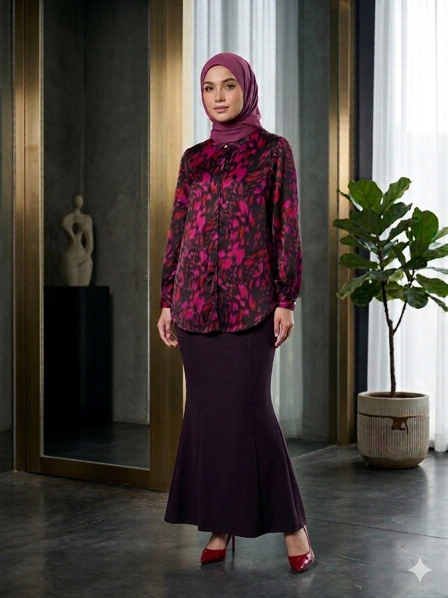 Artisanal Splash Modest Tunic
