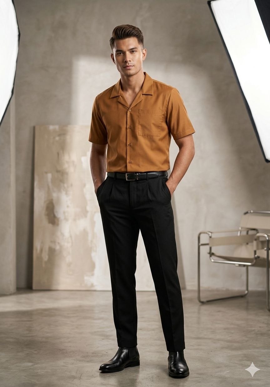 Zenith Mandarin-Collar Shirt