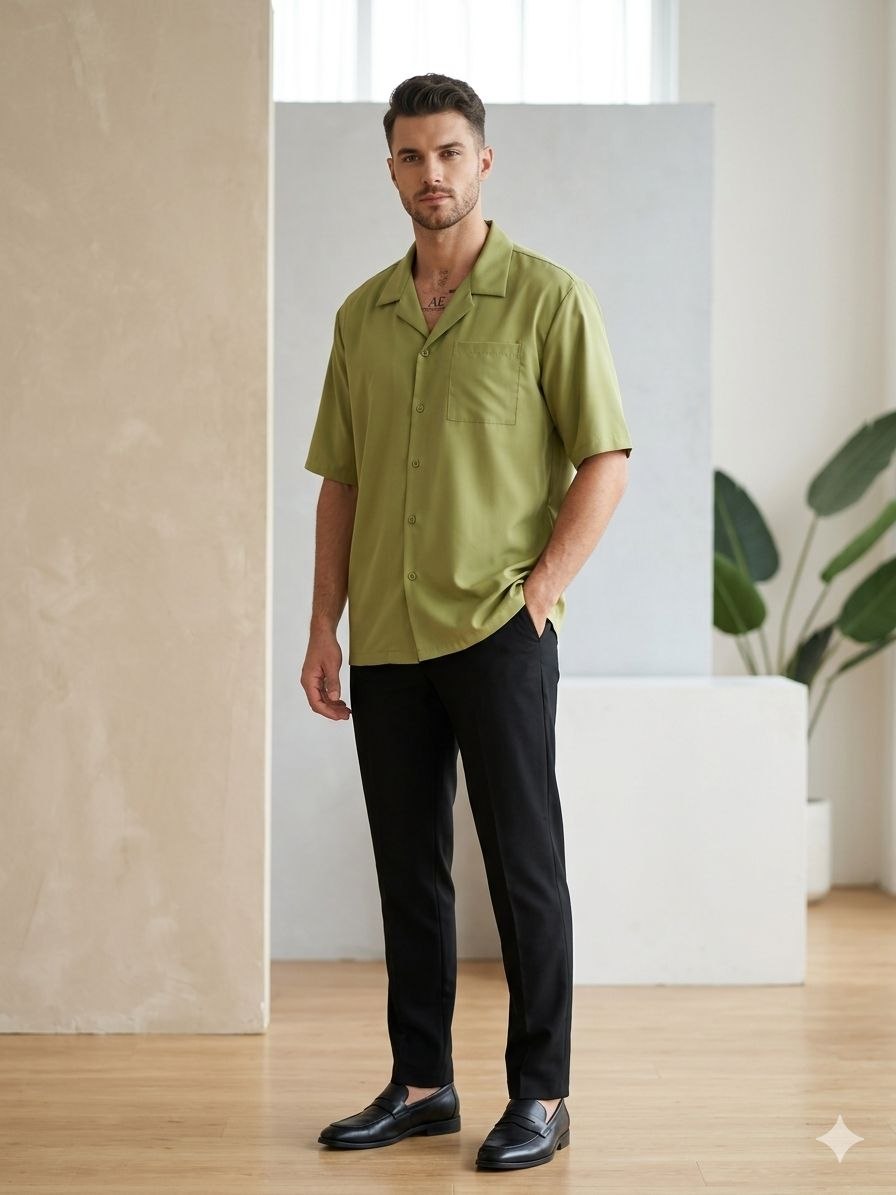 Zenith Mandarin-Collar Shirt