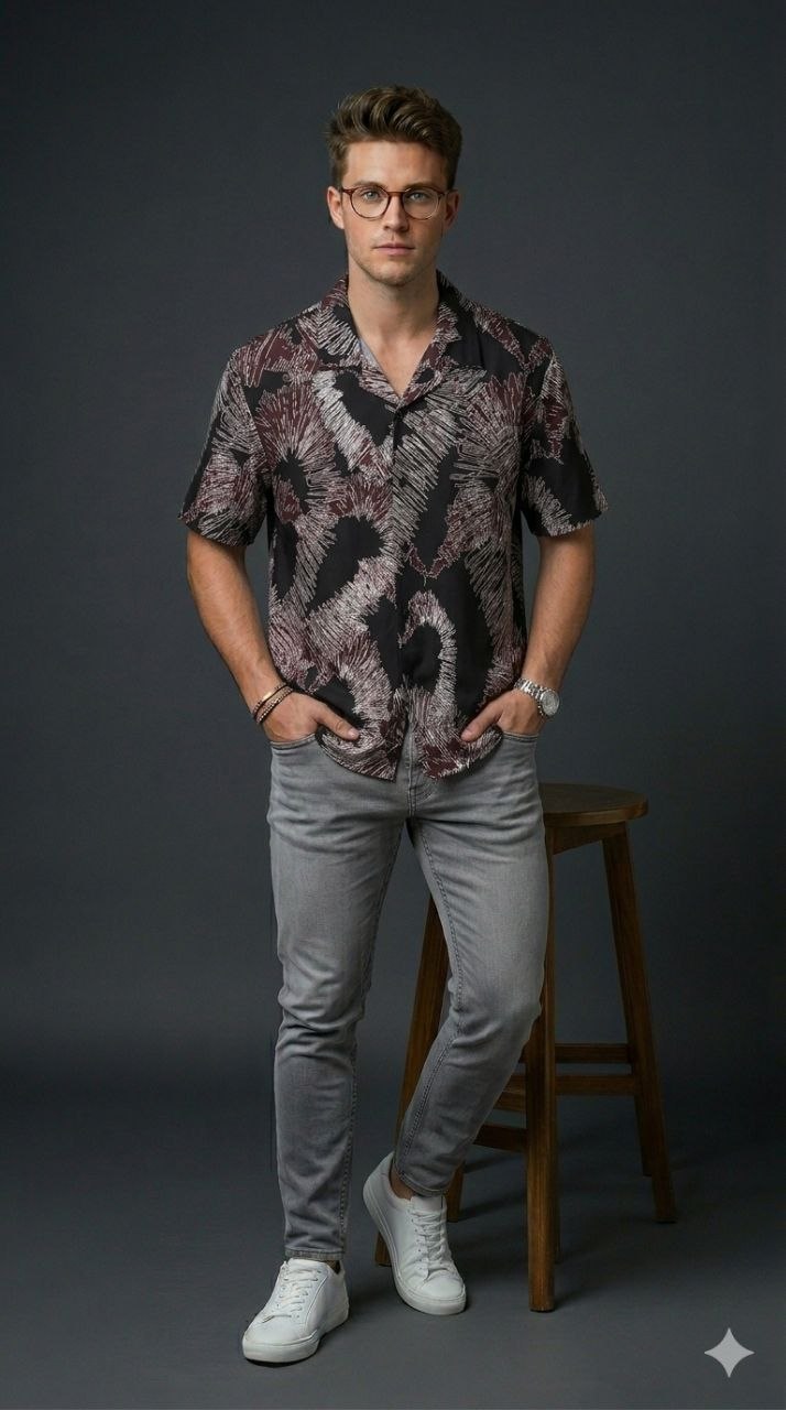 Riviera Abstract Resort Shirt