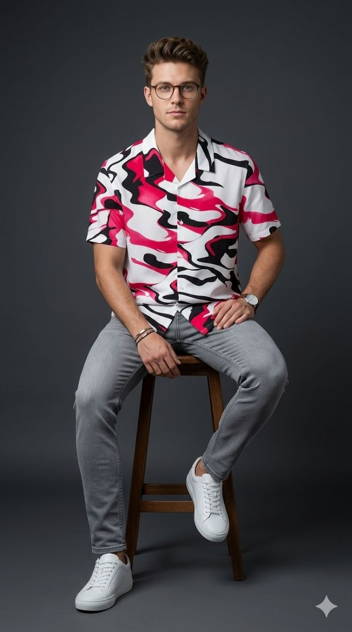 Riviera Abstract Resort Shirt
