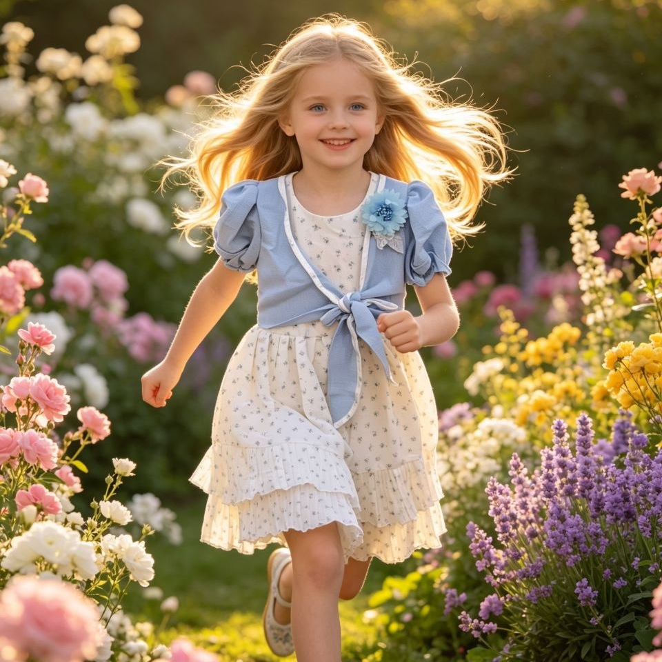 Sweet Ditsy Dress with Tied Bolero Shrug