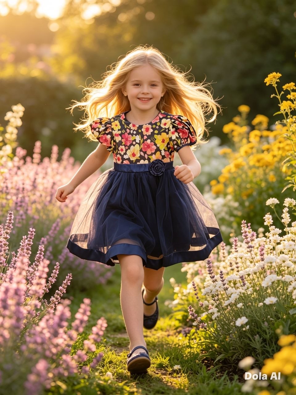 Fairy Blossom Tulle Tutu Dress