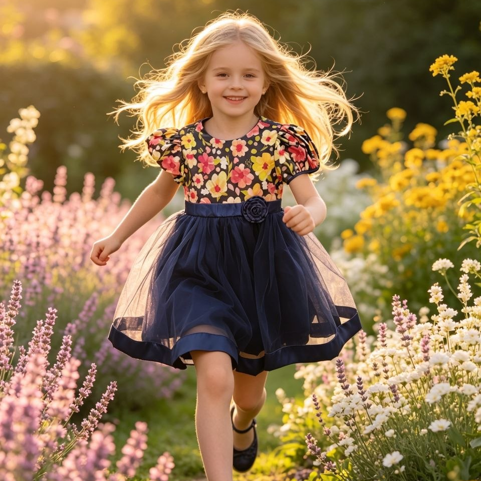 Fairy Blossom Tulle Tutu Dress
