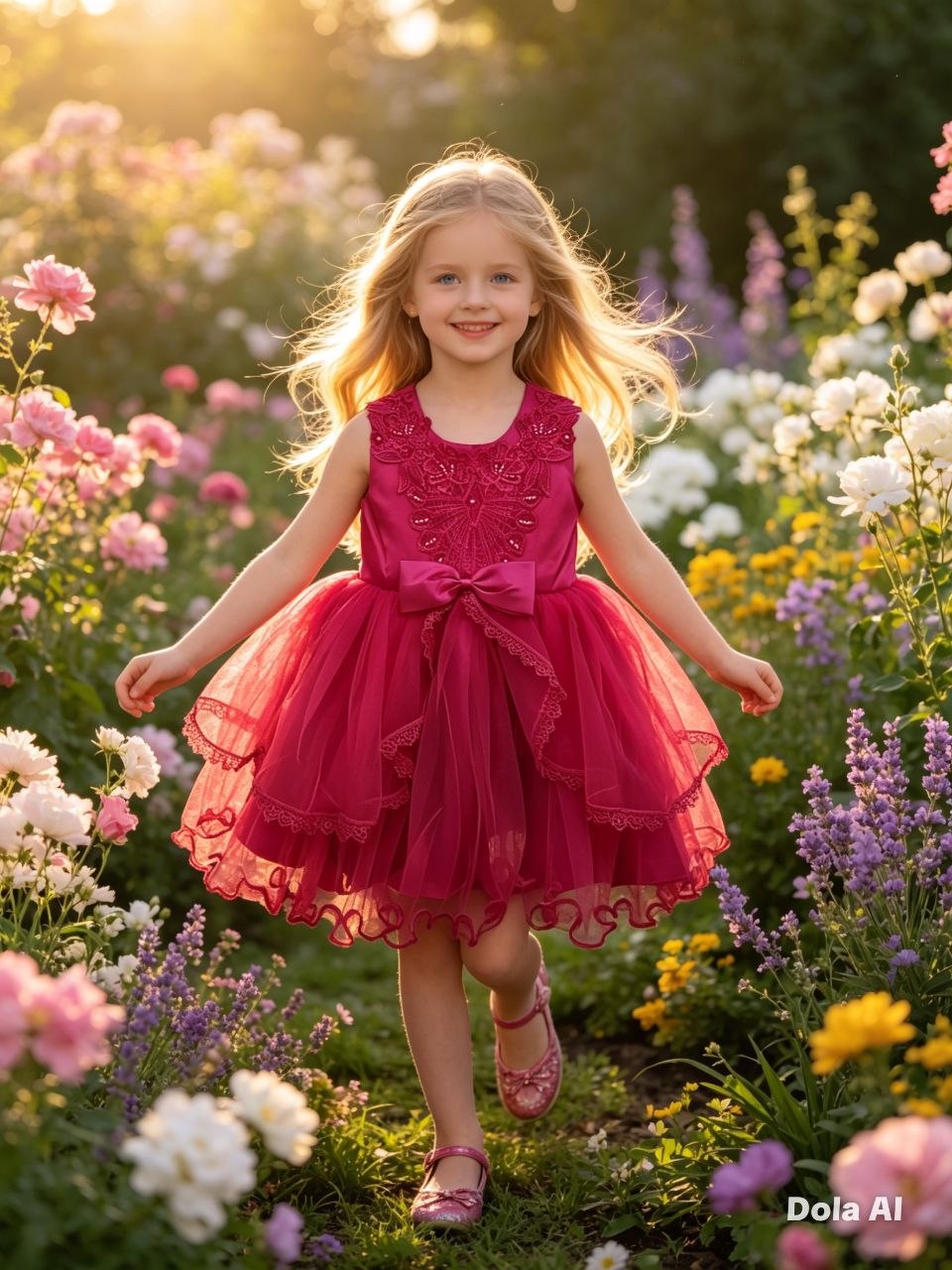 Bella Tulle Layered Celebration Gown