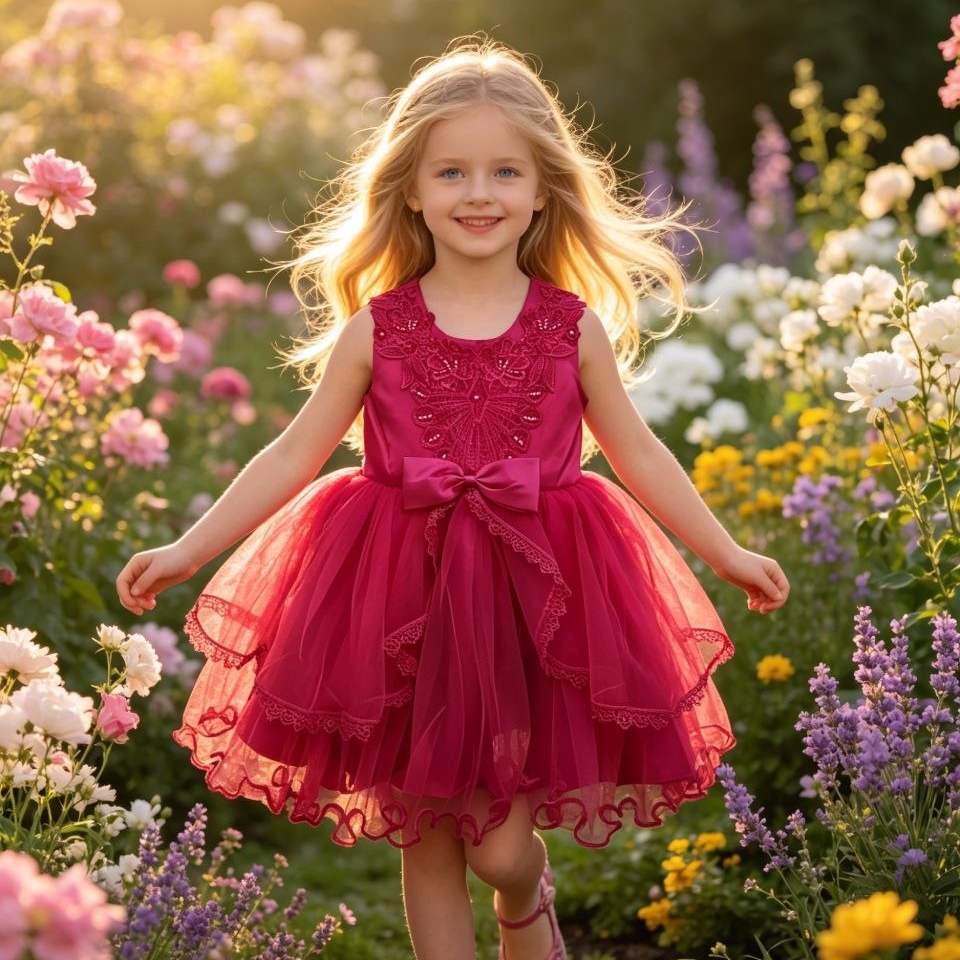 Bella Tulle Layered Celebration Gown