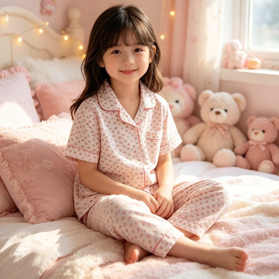 Starlight Ditsy Monochrome Pajama Set