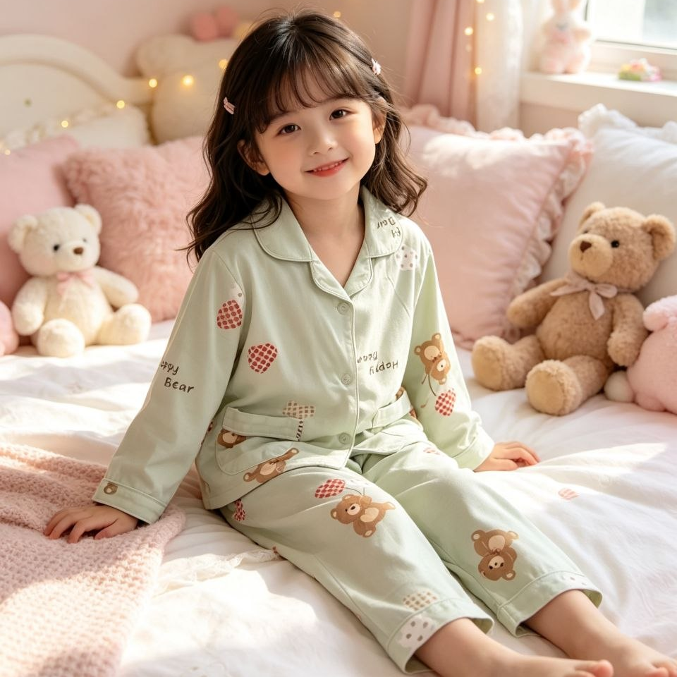 Lucky Clover Matcha Pajama Set