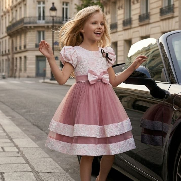 Juliette Tiered Lace Ballgown