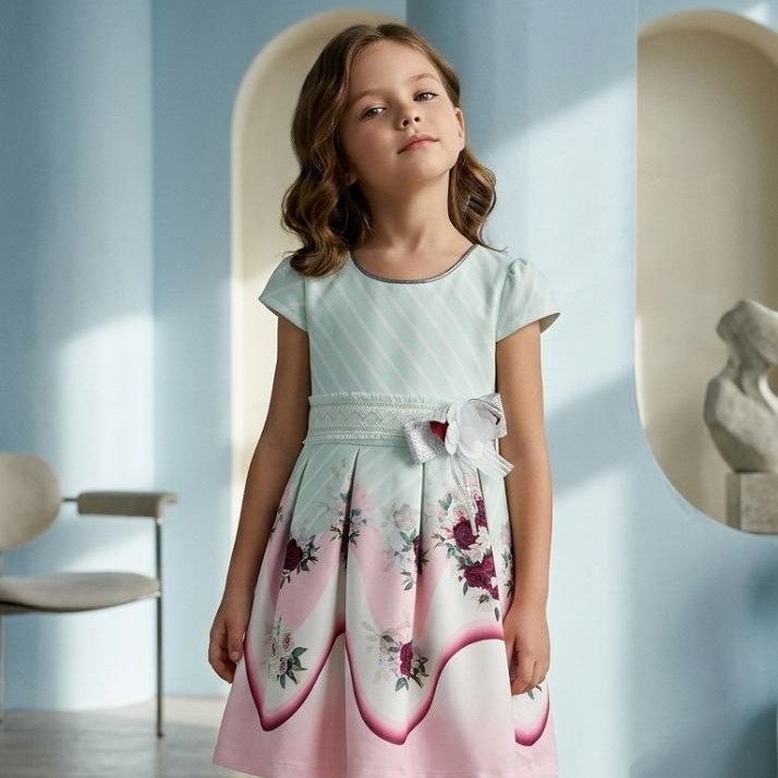 Sweet Butterfly Floral Day Dress