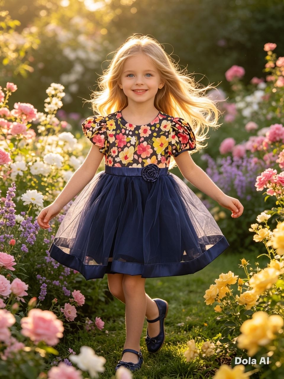 Fairy Blossom Tulle Tutu Dress