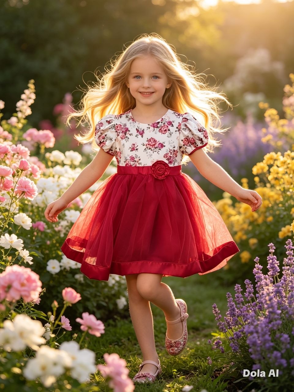 Fairy Blossom Tulle Tutu Dress