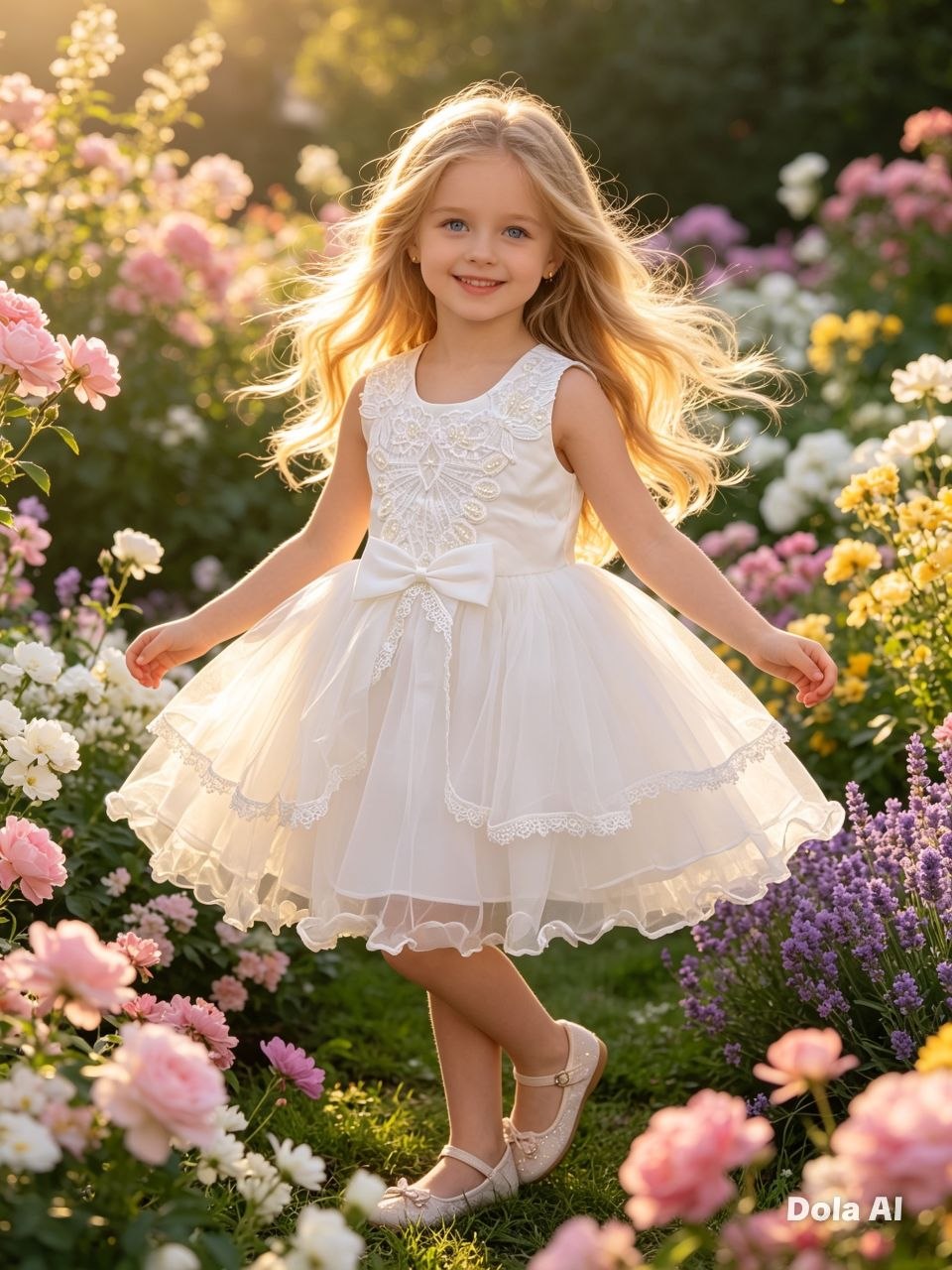 Bella Tulle Layered Celebration Gown