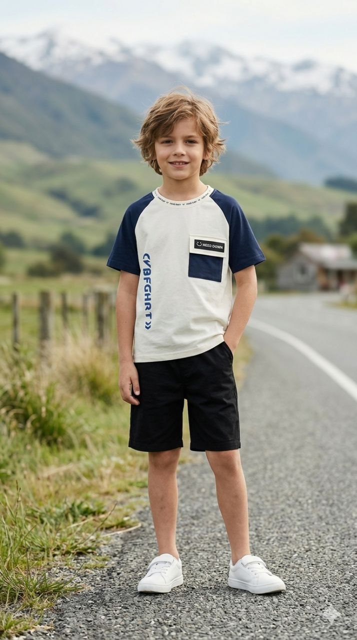 Urban Explorer Tee & Cargo Shorts Set