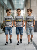 Surfside Boulevard Tee & Denim Shorts Set