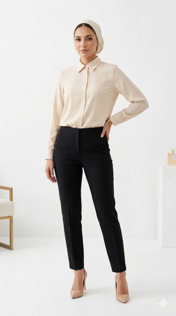Luxe Silk-Touch Classic Button-Down