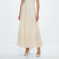 Women's Serenity Series Tiered Eyelet Embroidery Maxi Skirt