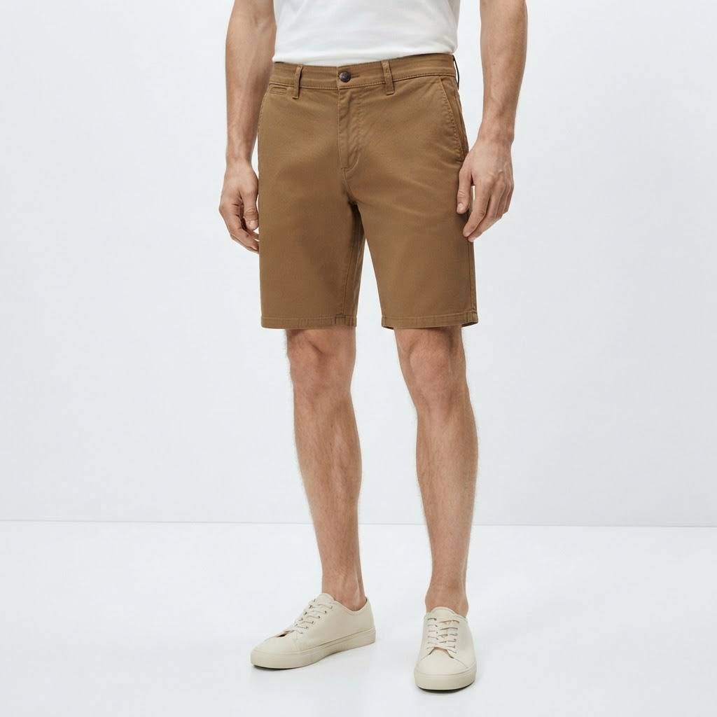 Men's Austin Series Black Casual Chino Short Pants