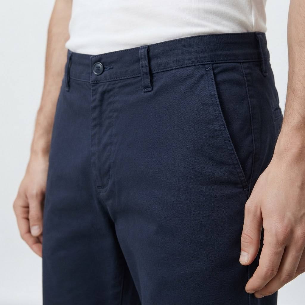 Men's Austin Series Black Casual Chino Short Pants
