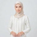 Women’s Satin Jacquard Motif Baju Kurung Modern Set